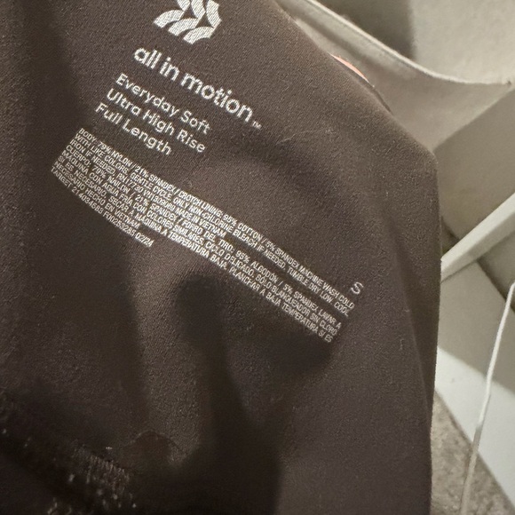 All In Motion Brown High Rise Full Length Leggings Size S Athleisure - Picture 8 of 8